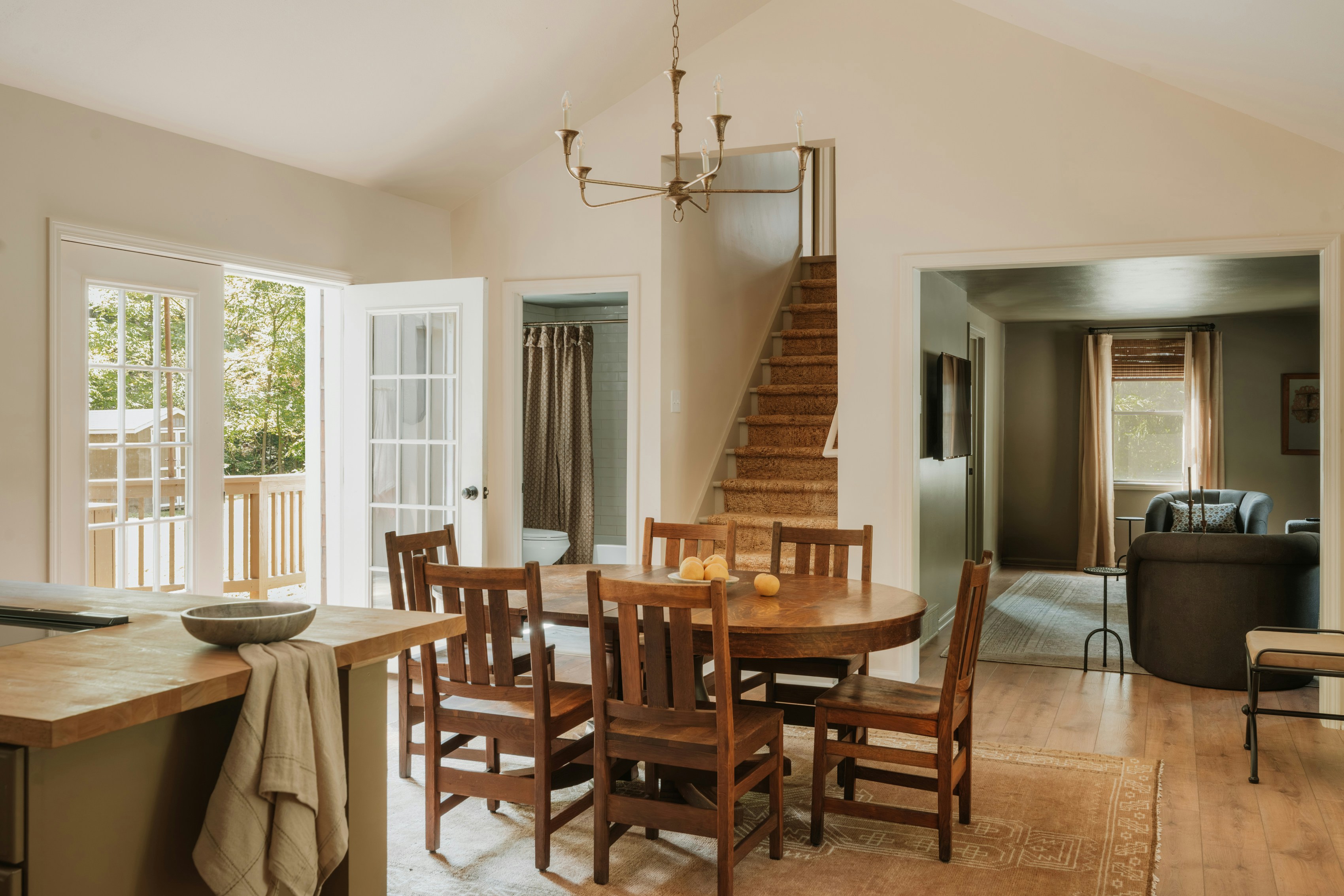 Renovated residential living space