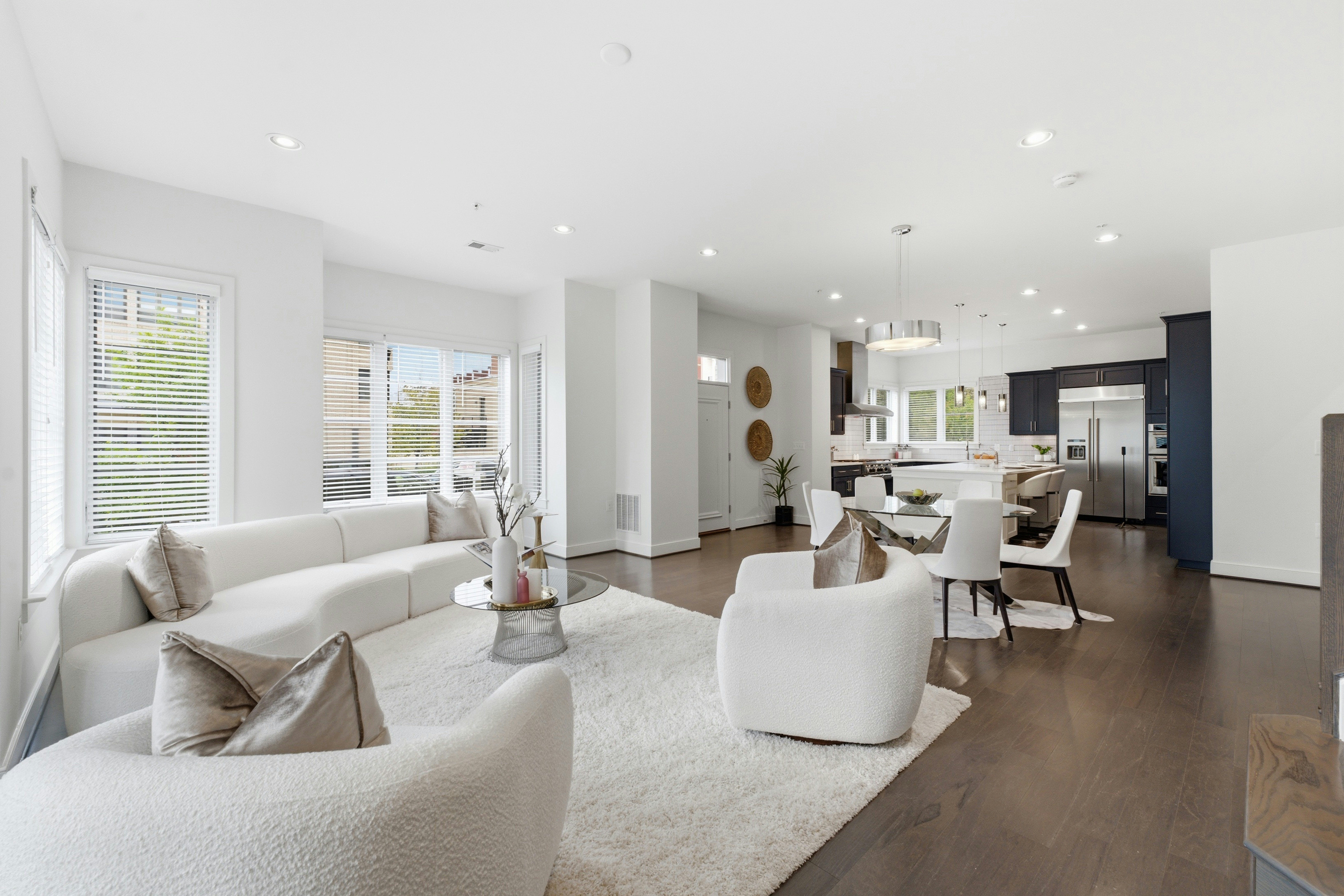 Contemporary renovated home interior